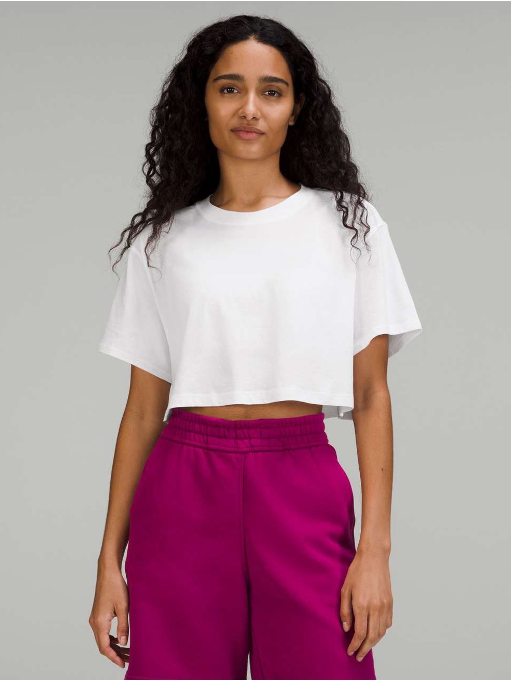 Lululemon All Yours Cropped tee